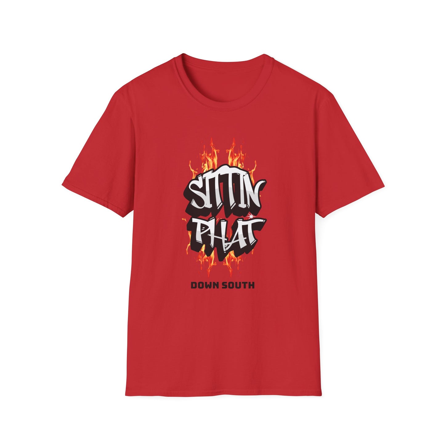 Flames Graphic Unisex T-Shirt - Down South Vibe