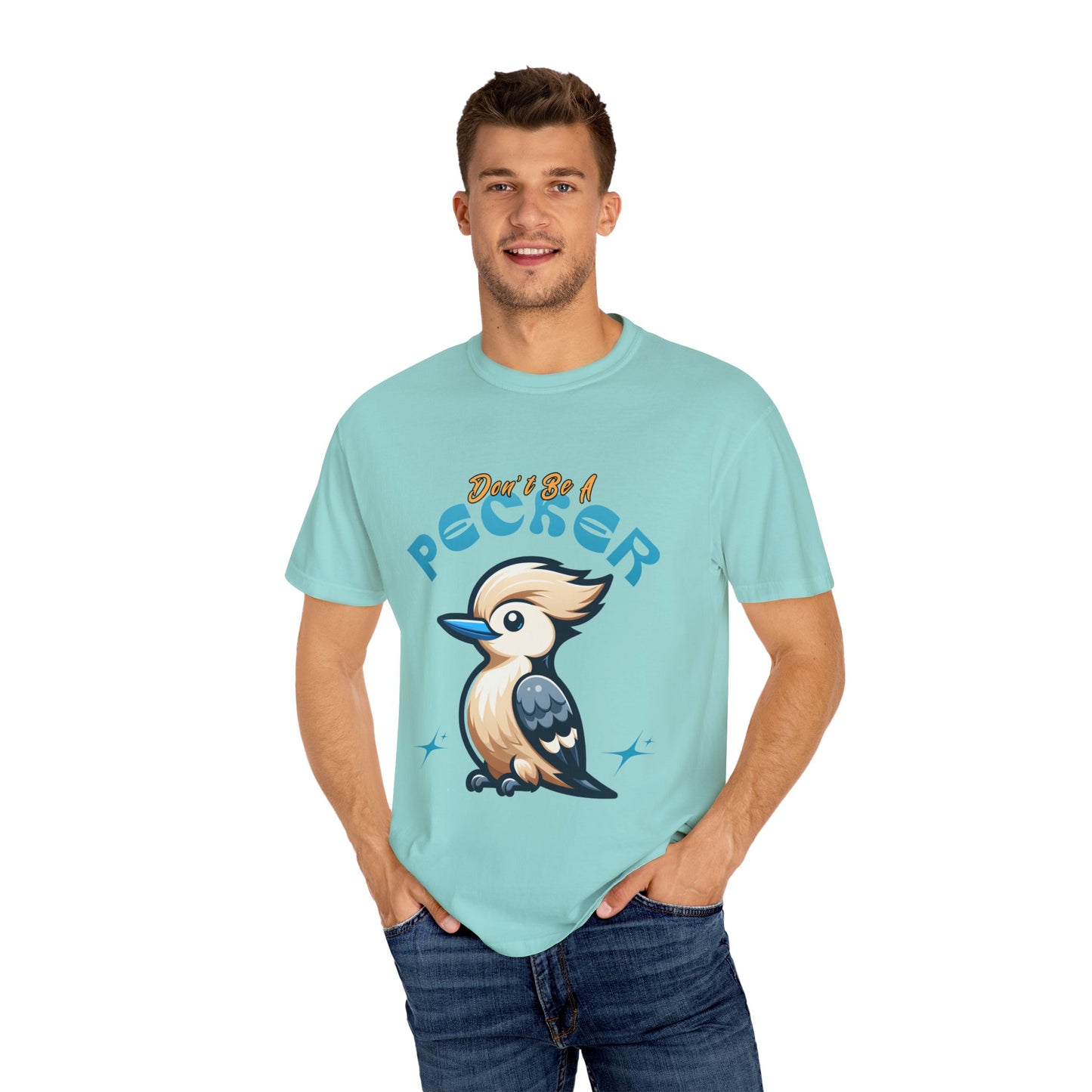 Funny Woodpecker Unisex T-shirt - Don't be a pecker