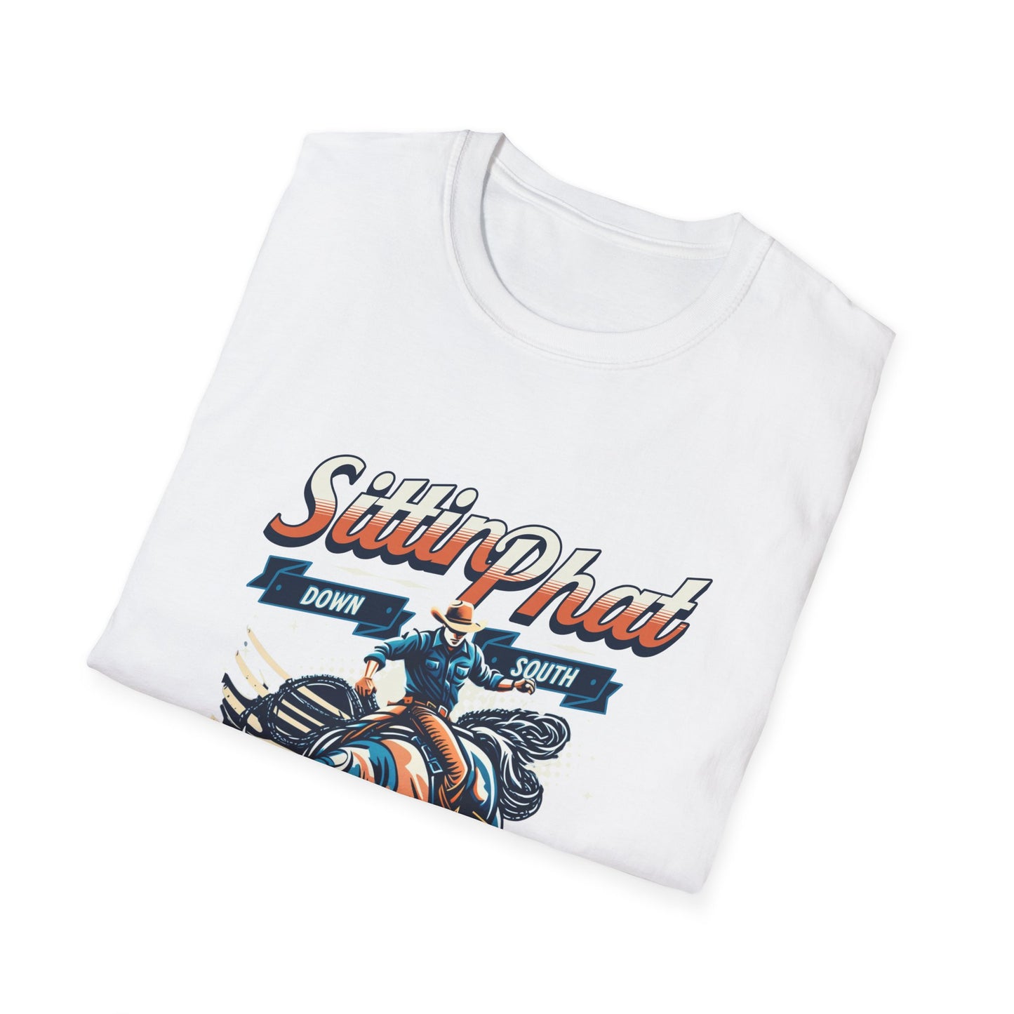 Rodeo Bull Rider T-Shirt - Sittin Phat Down South