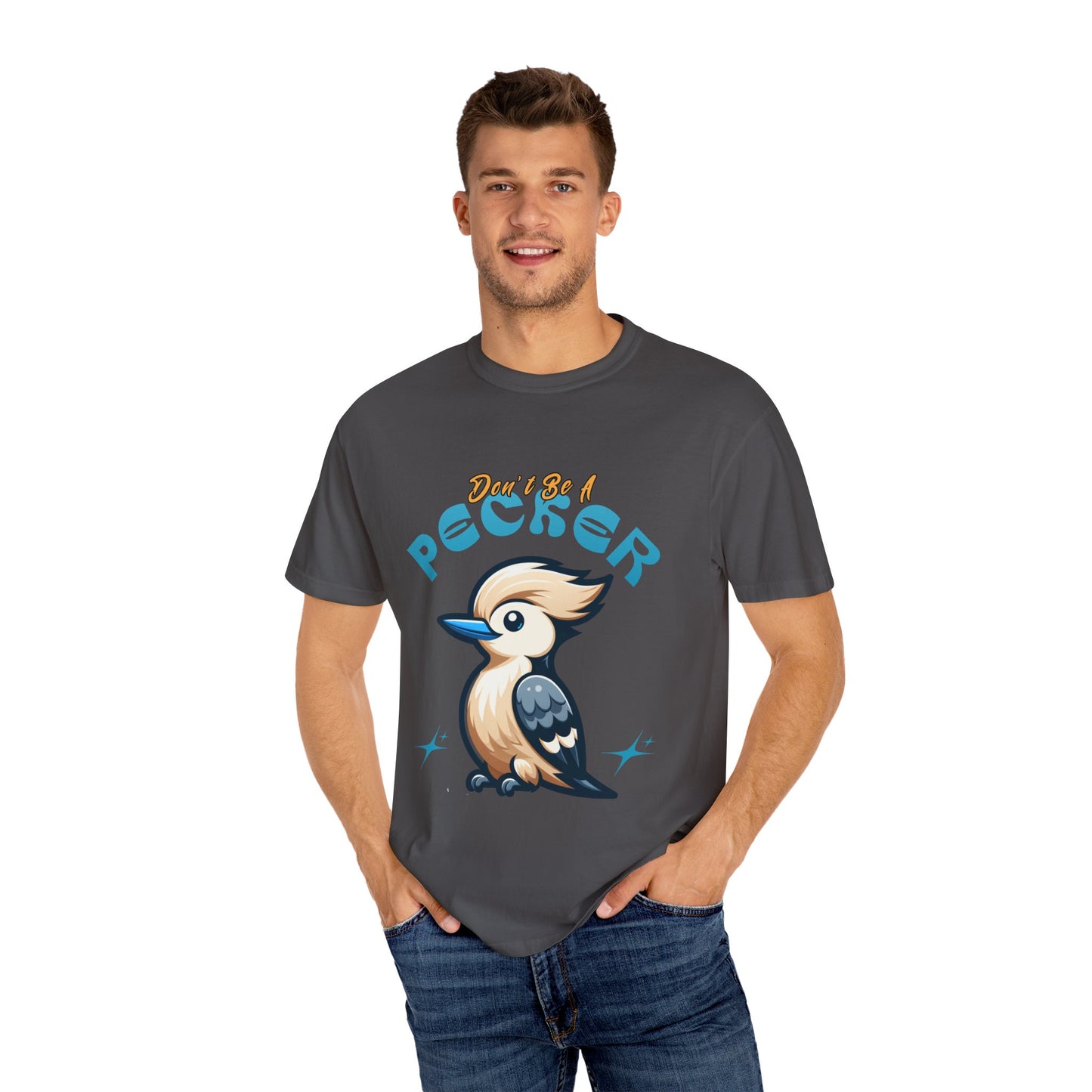 Funny Woodpecker Unisex T-shirt - Don't be a pecker