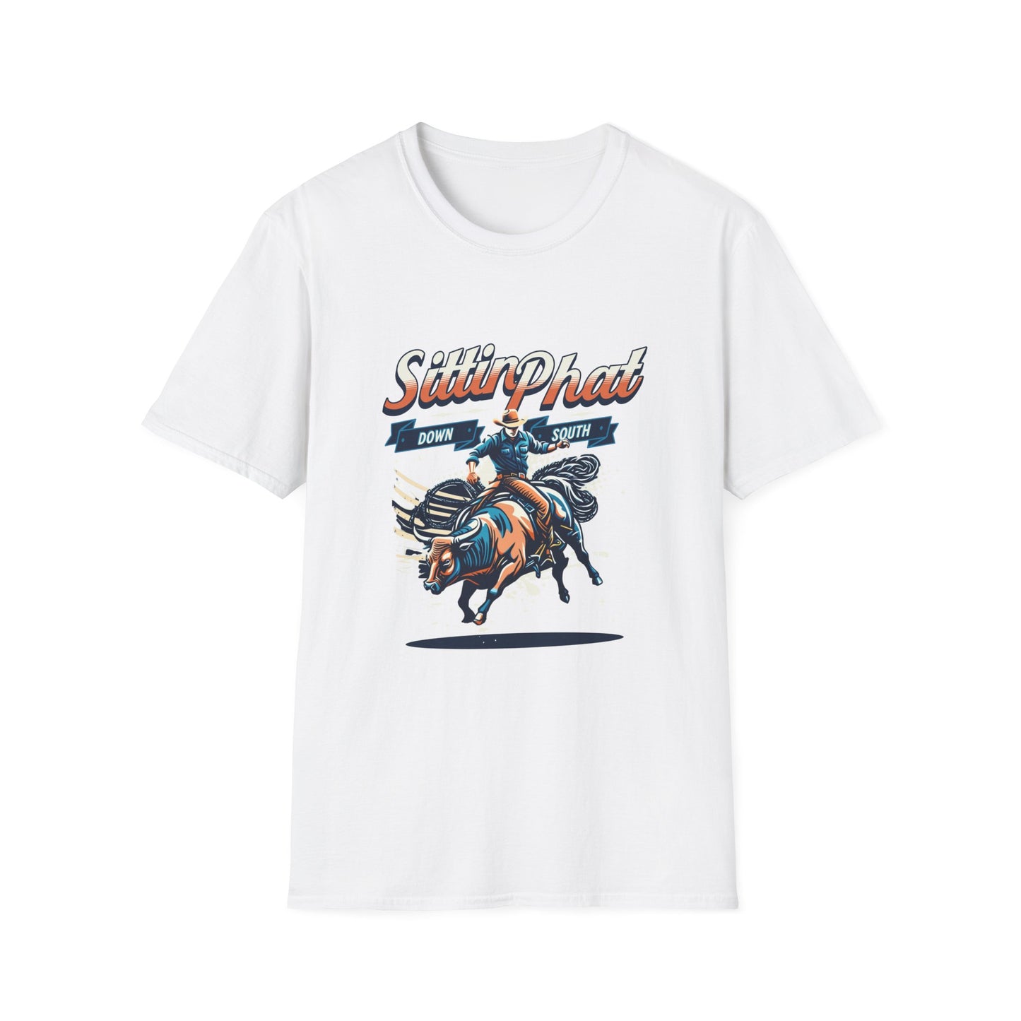 Rodeo Bull Rider T-Shirt - Sittin Phat Down South
