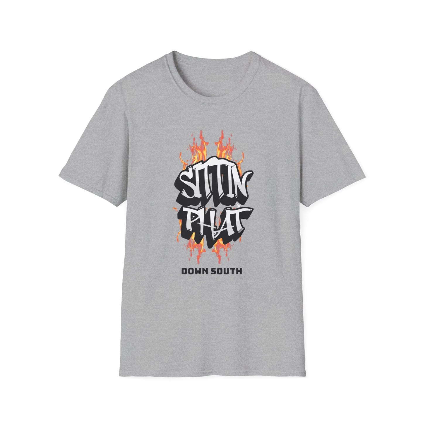 Flames Graphic Unisex T-Shirt - Down South Vibe