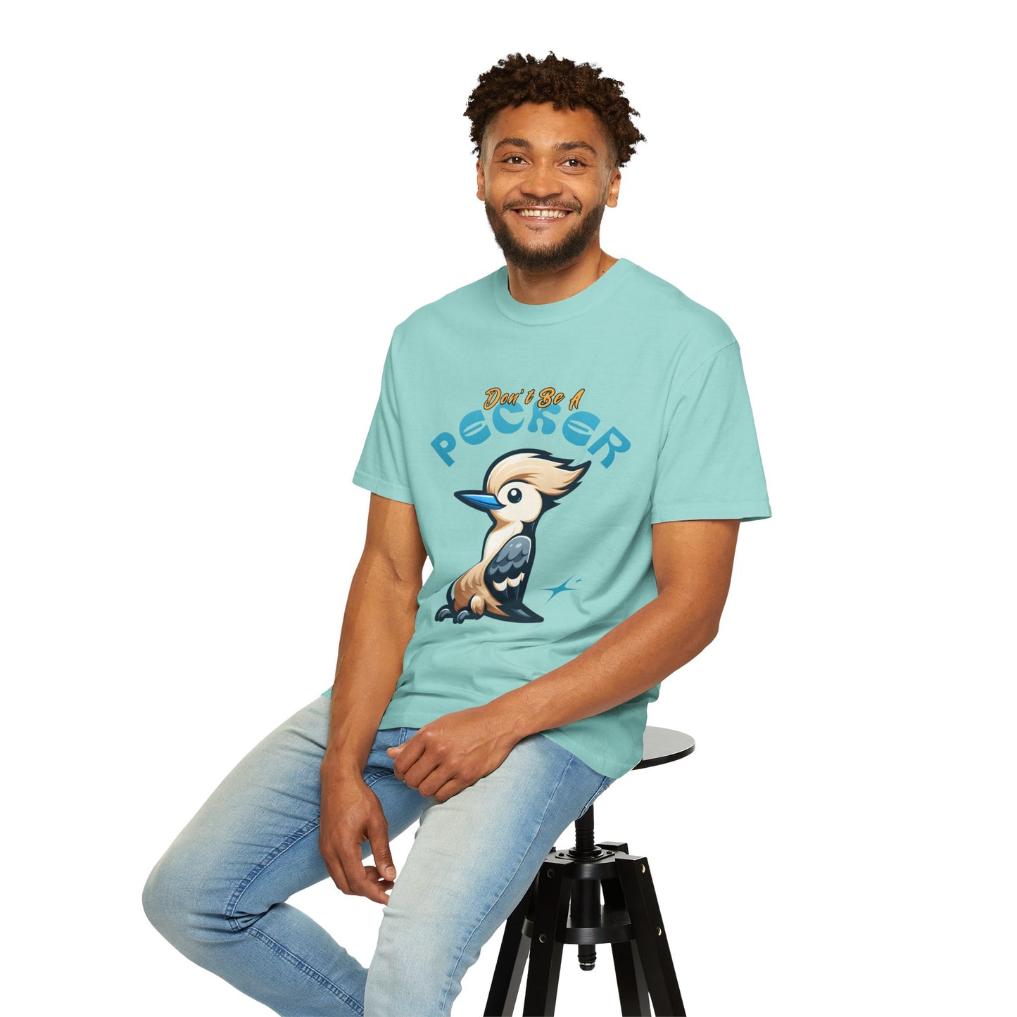 Funny Woodpecker Unisex T-shirt - Don't be a pecker