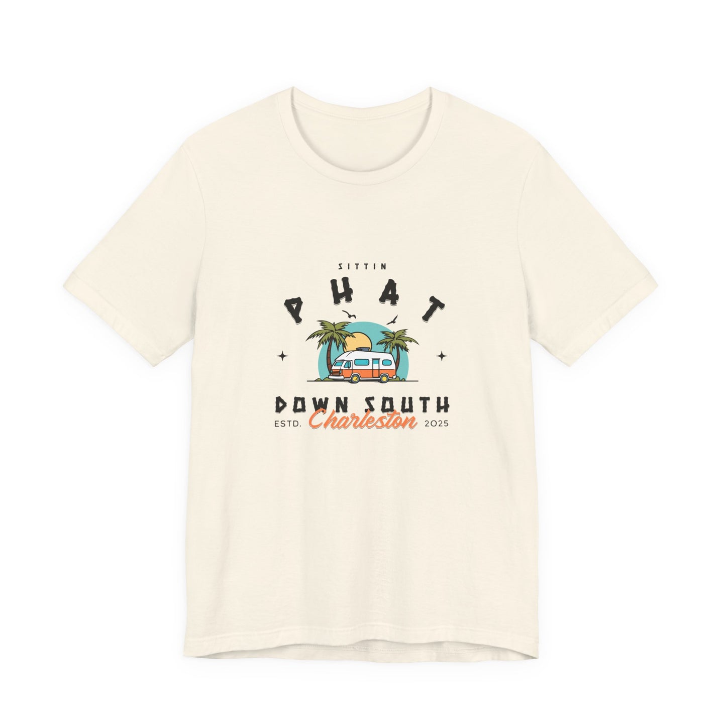 Retro Tropical Vibe Tee - 'Sittin Phat Down South' Unisex Jersey Shirt