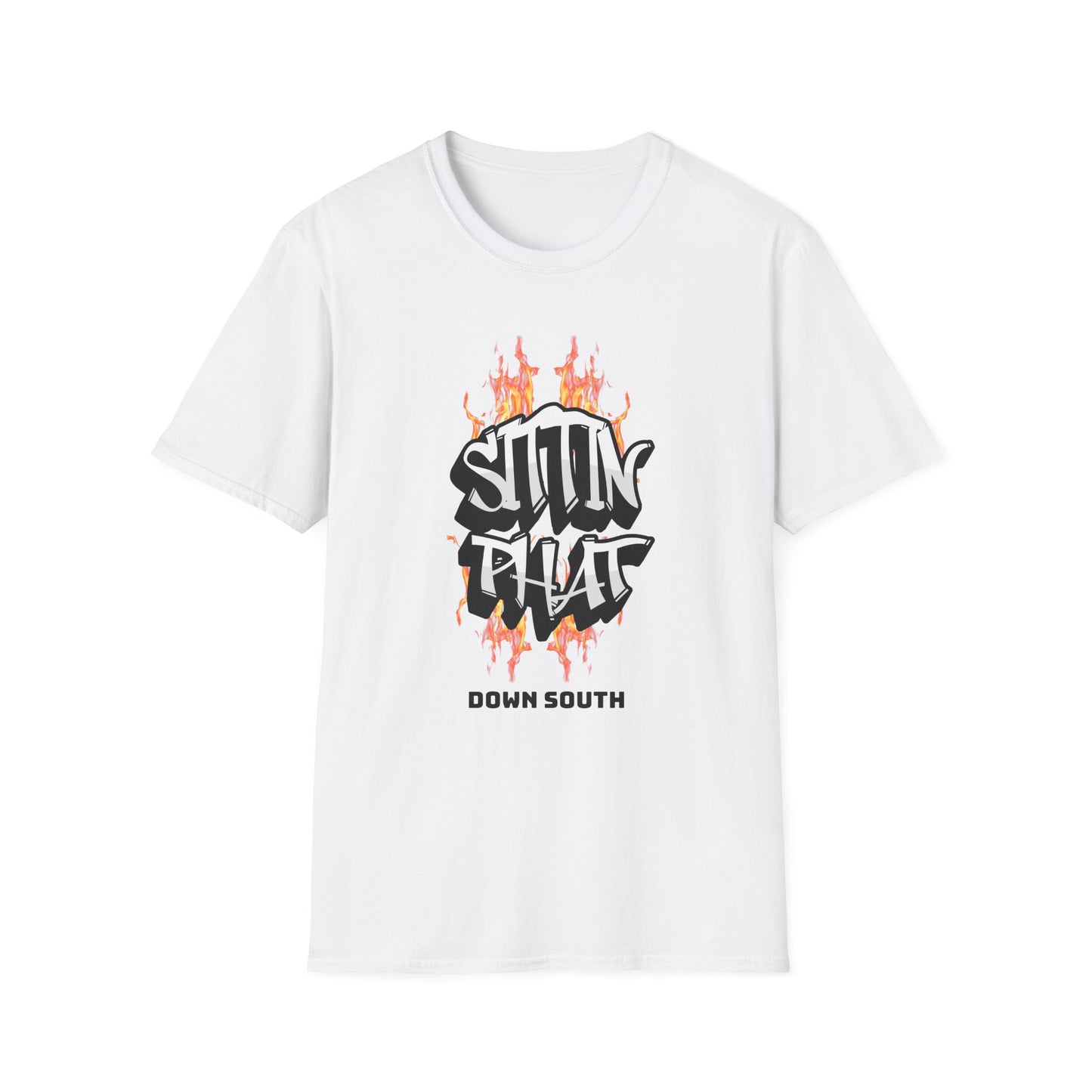 Flames Graphic Unisex T-Shirt - Down South Vibe