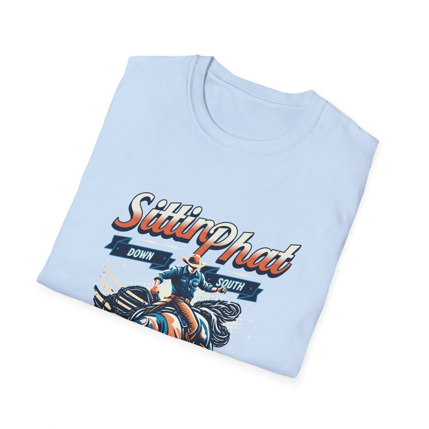 Rodeo Bull Rider T-Shirt - Sittin Phat Down South