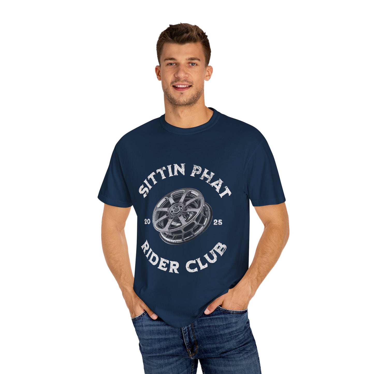 Vintage Wheel Sittin' Phat Rider Club T-Shirt