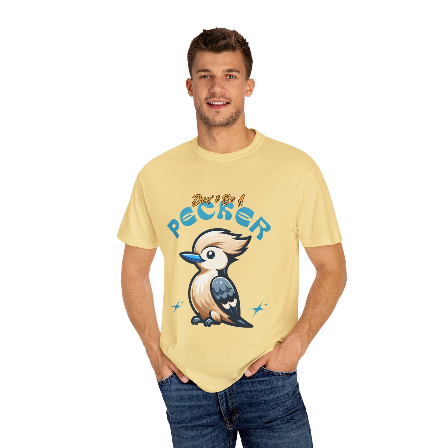 Funny Woodpecker Unisex T-shirt - Don't be a pecker