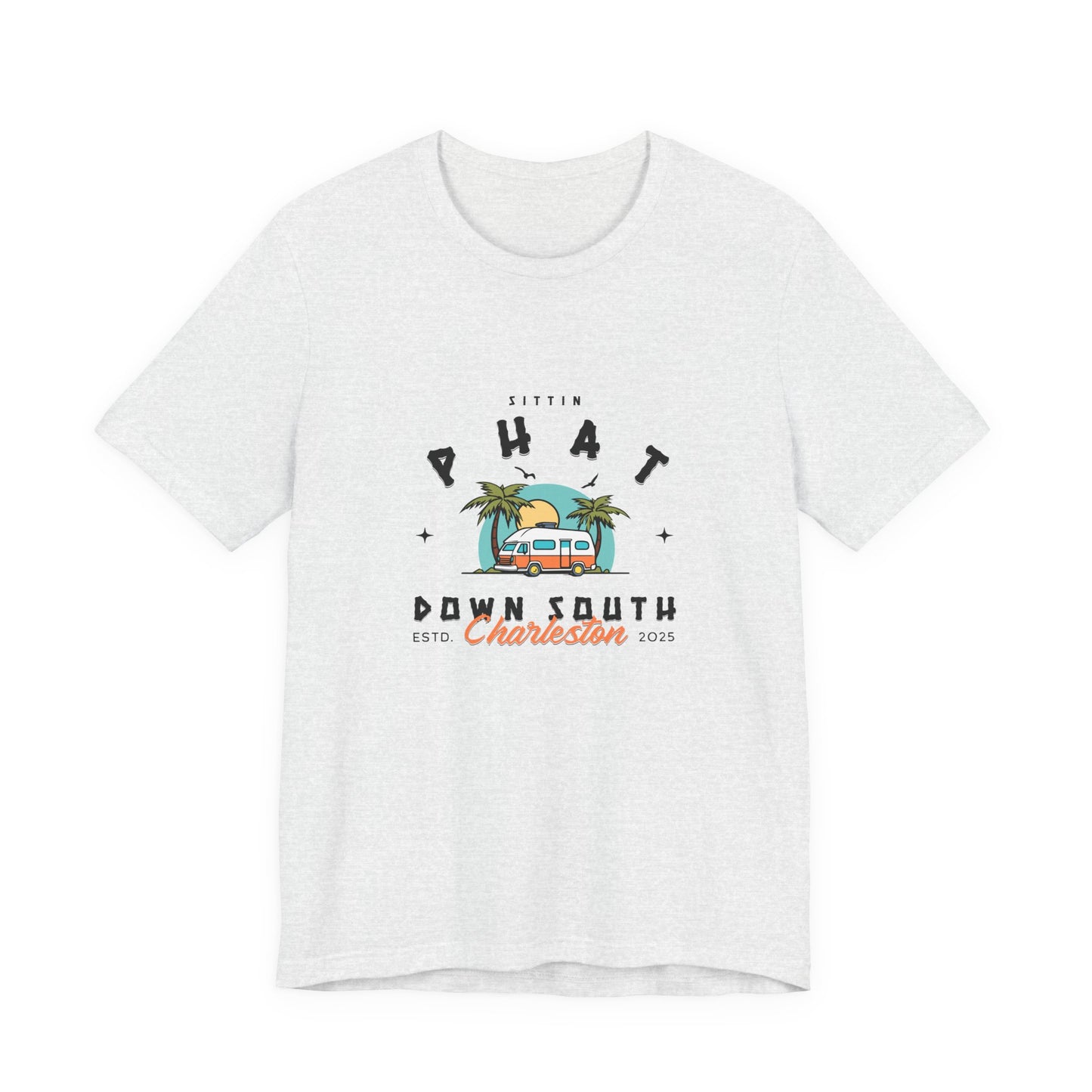 Retro Tropical Vibe Tee - 'Sittin Phat Down South' Unisex Jersey Shirt