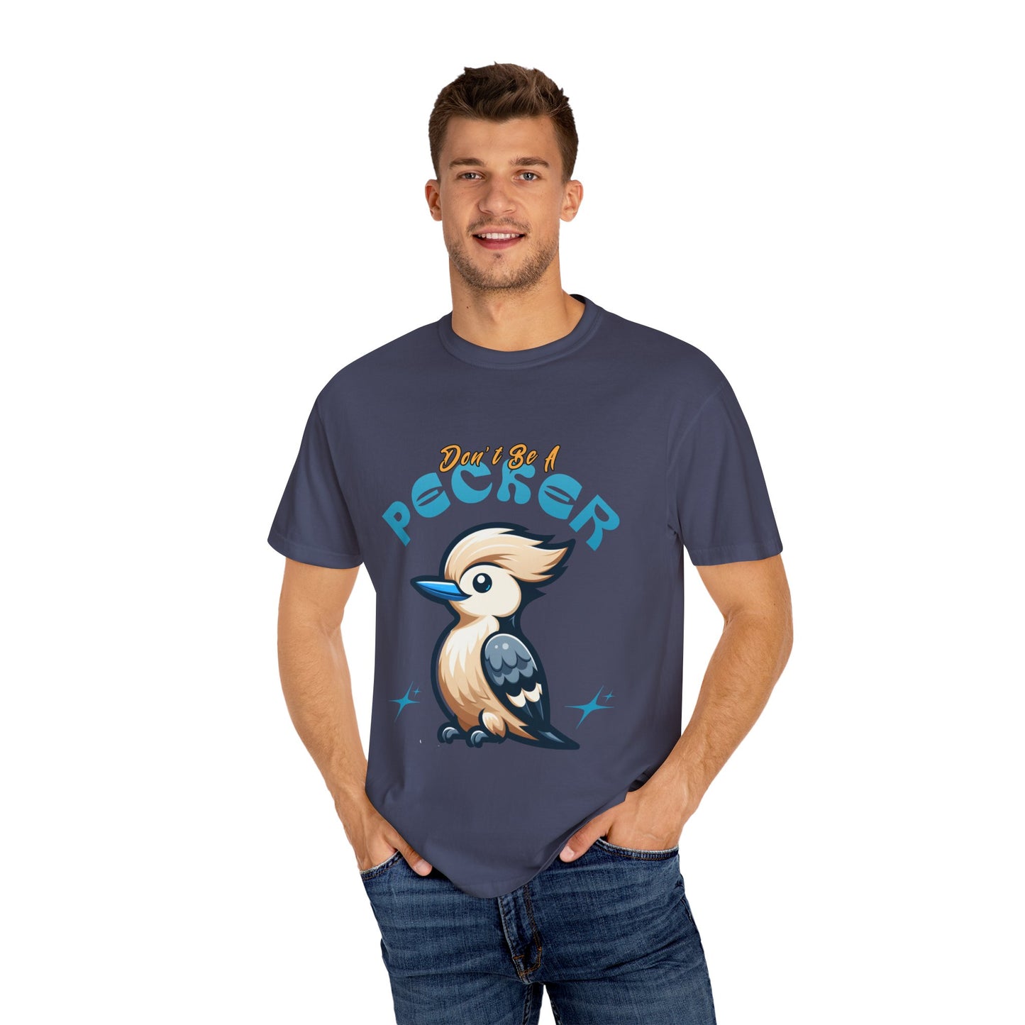 Funny Woodpecker Unisex T-shirt - Don't be a pecker