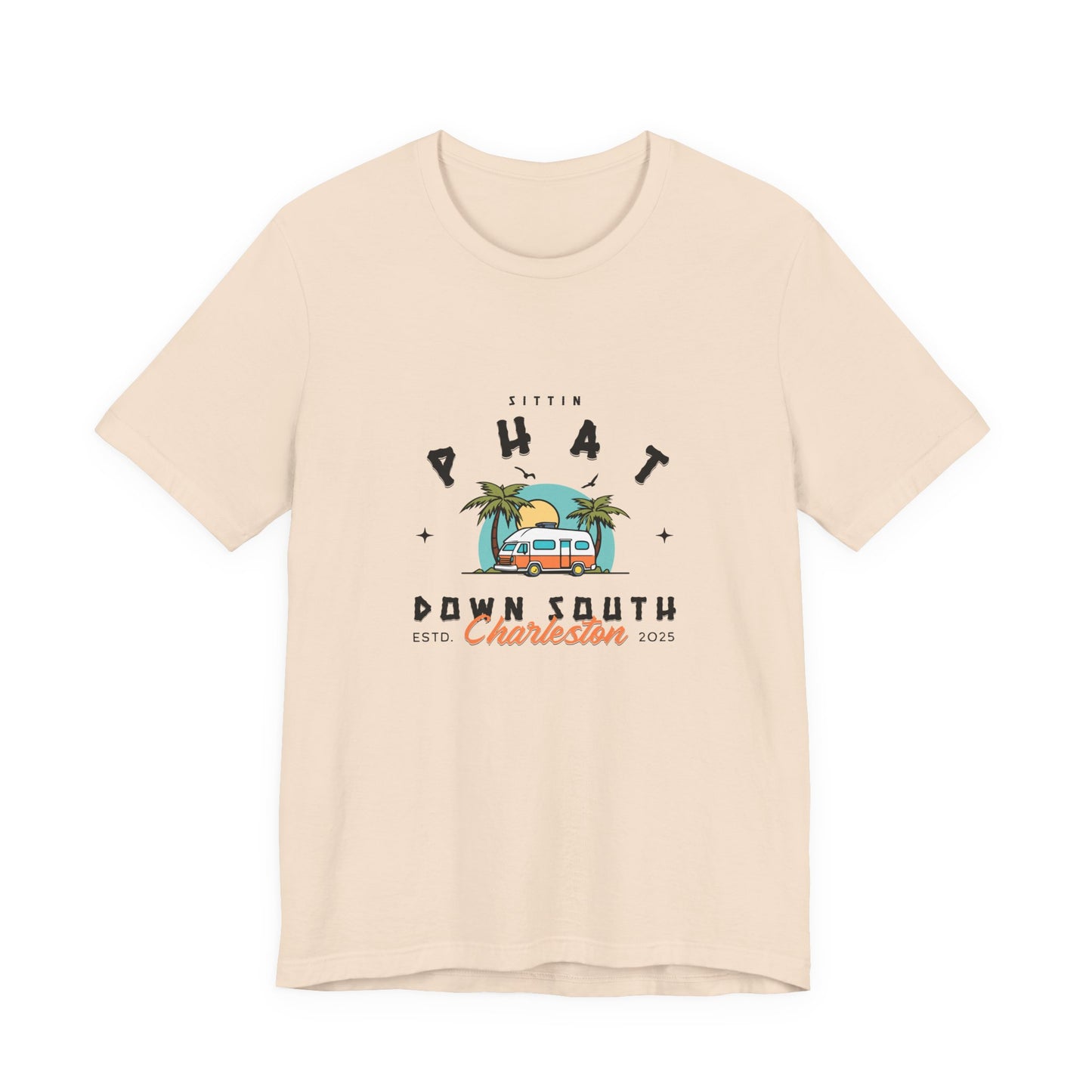 Retro Tropical Vibe Tee - 'Sittin Phat Down South' Unisex Jersey Shirt