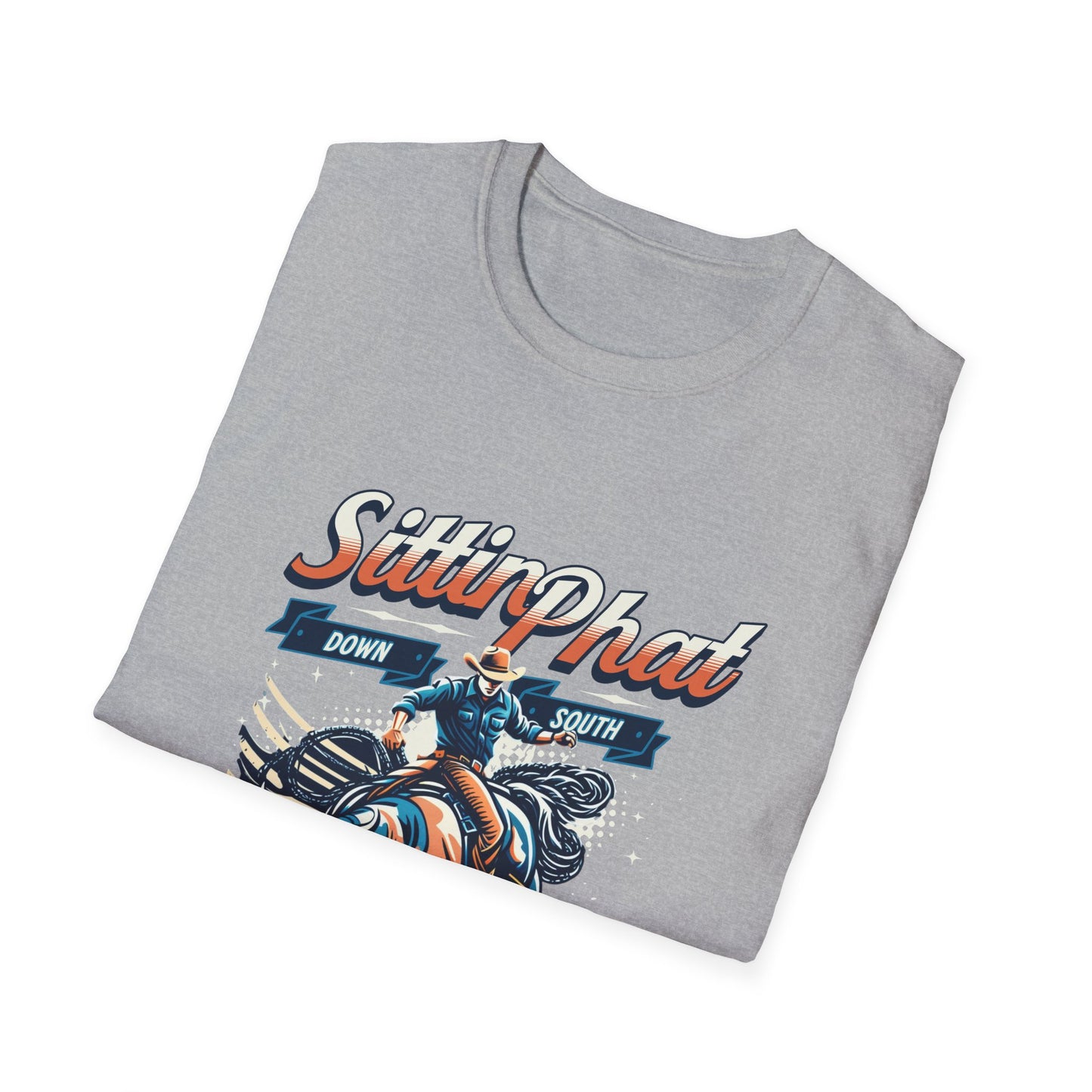 Rodeo Bull Rider T-Shirt - Sittin Phat Down South