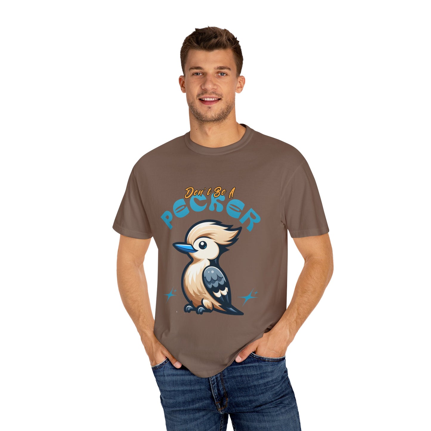 Funny Woodpecker Unisex T-shirt - Don't be a pecker