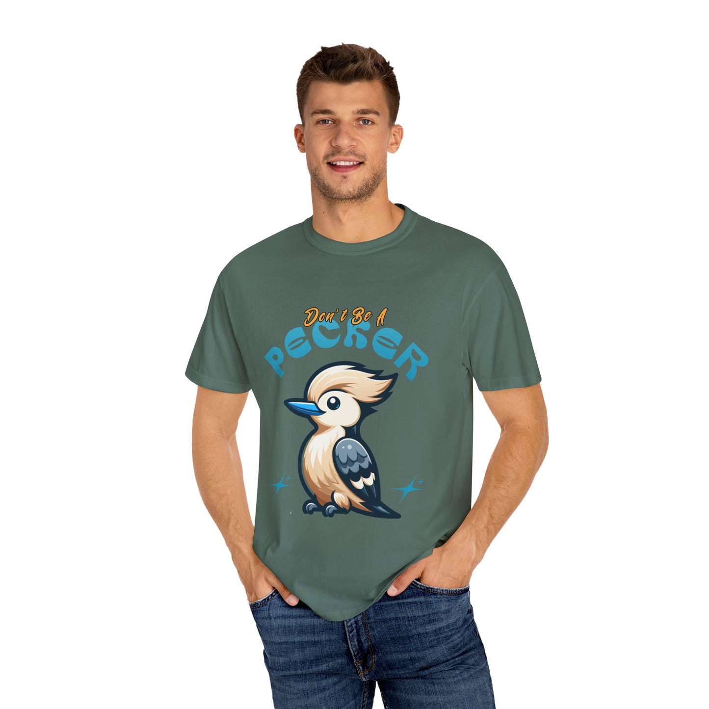 Funny Woodpecker Unisex T-shirt - Don't be a pecker