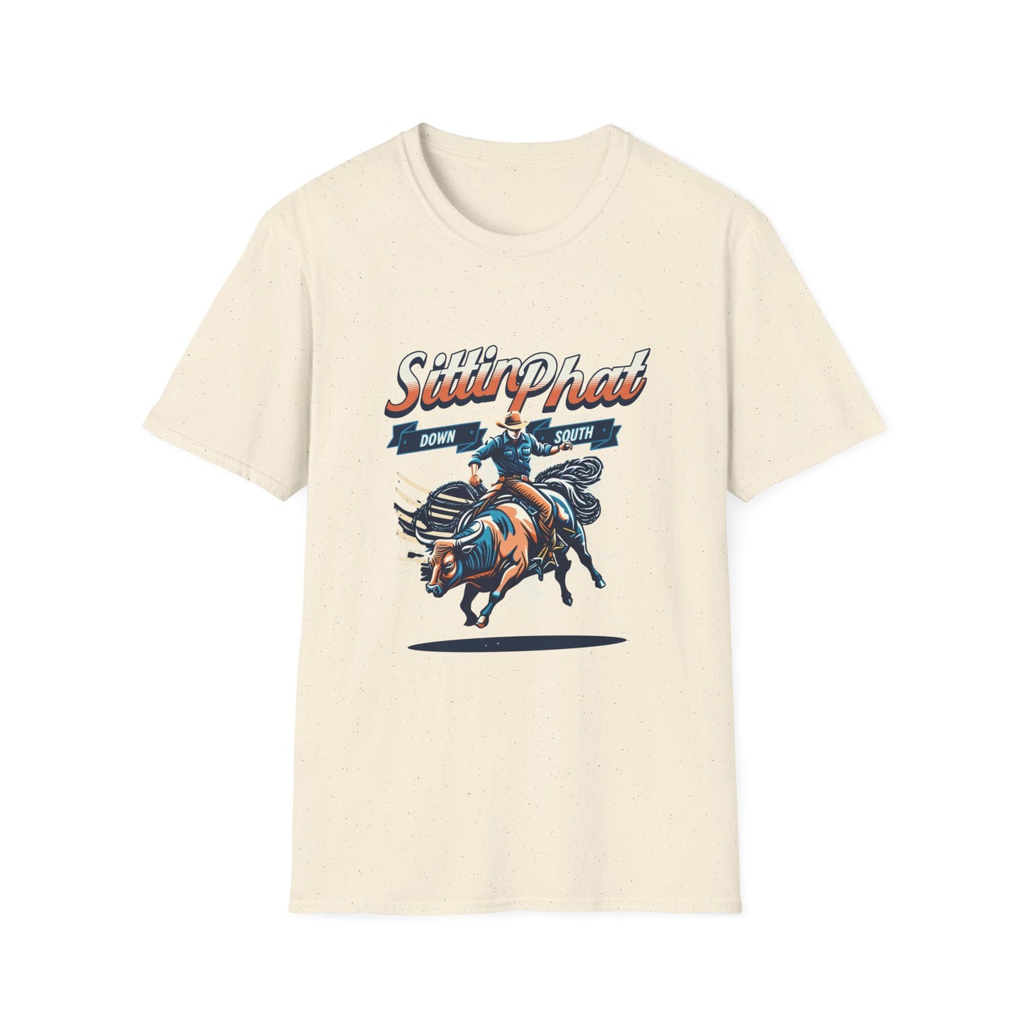 Rodeo Bull Rider T-Shirt - Sittin Phat Down South