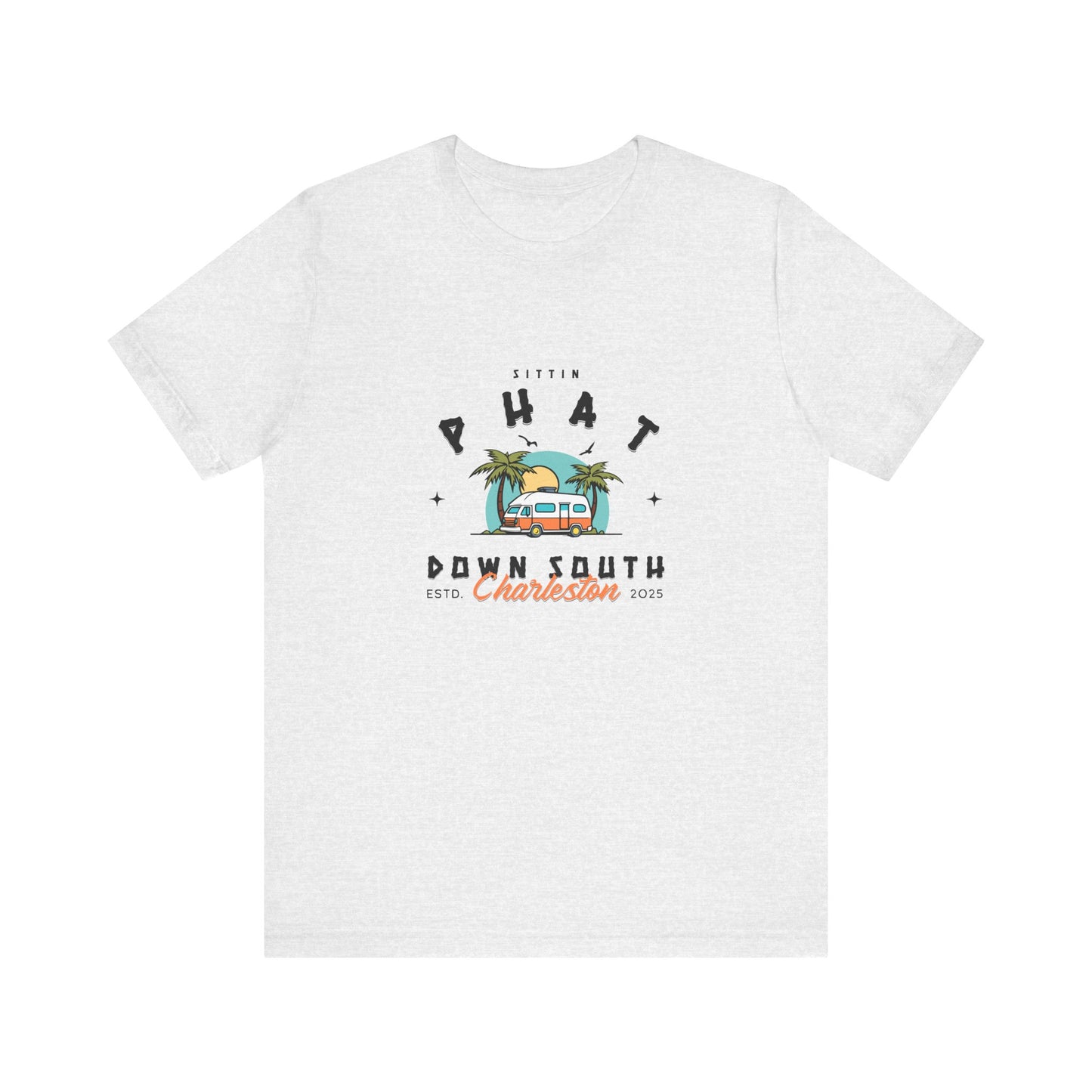 Retro Tropical Vibe Tee - 'Sittin Phat Down South' Unisex Jersey Shirt