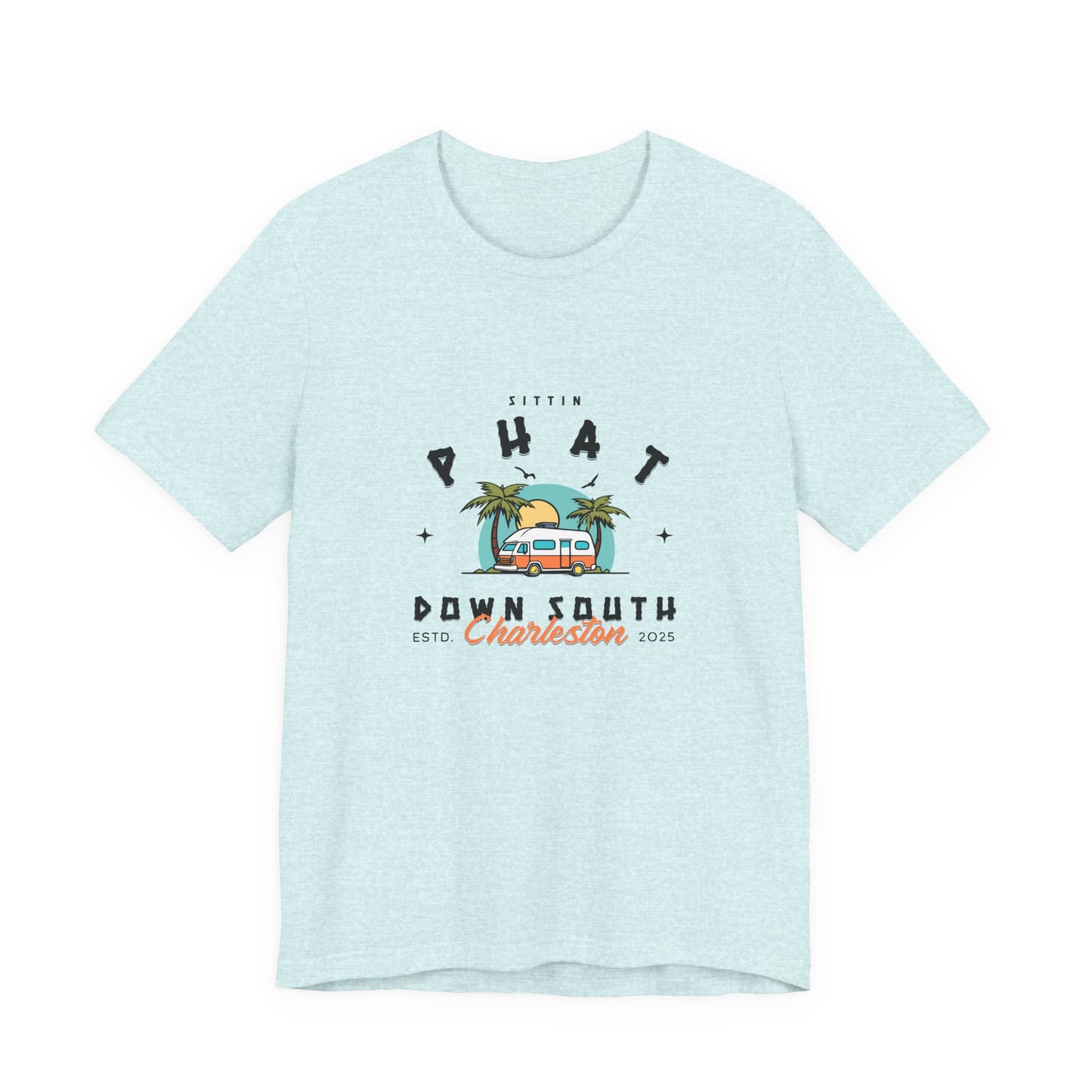 Retro Tropical Vibe Tee - 'Sittin Phat Down South' Unisex Jersey Shirt