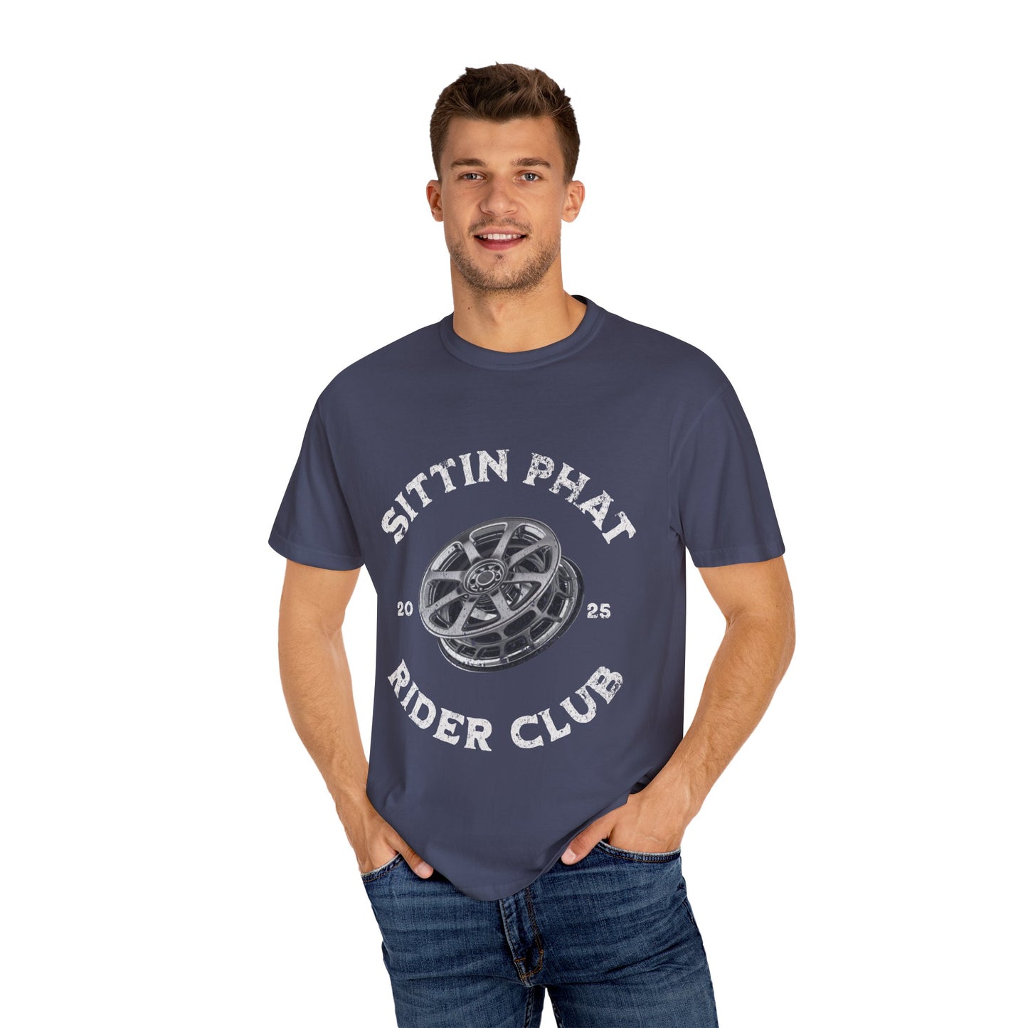 Vintage Wheel Sittin' Phat Rider Club T-Shirt