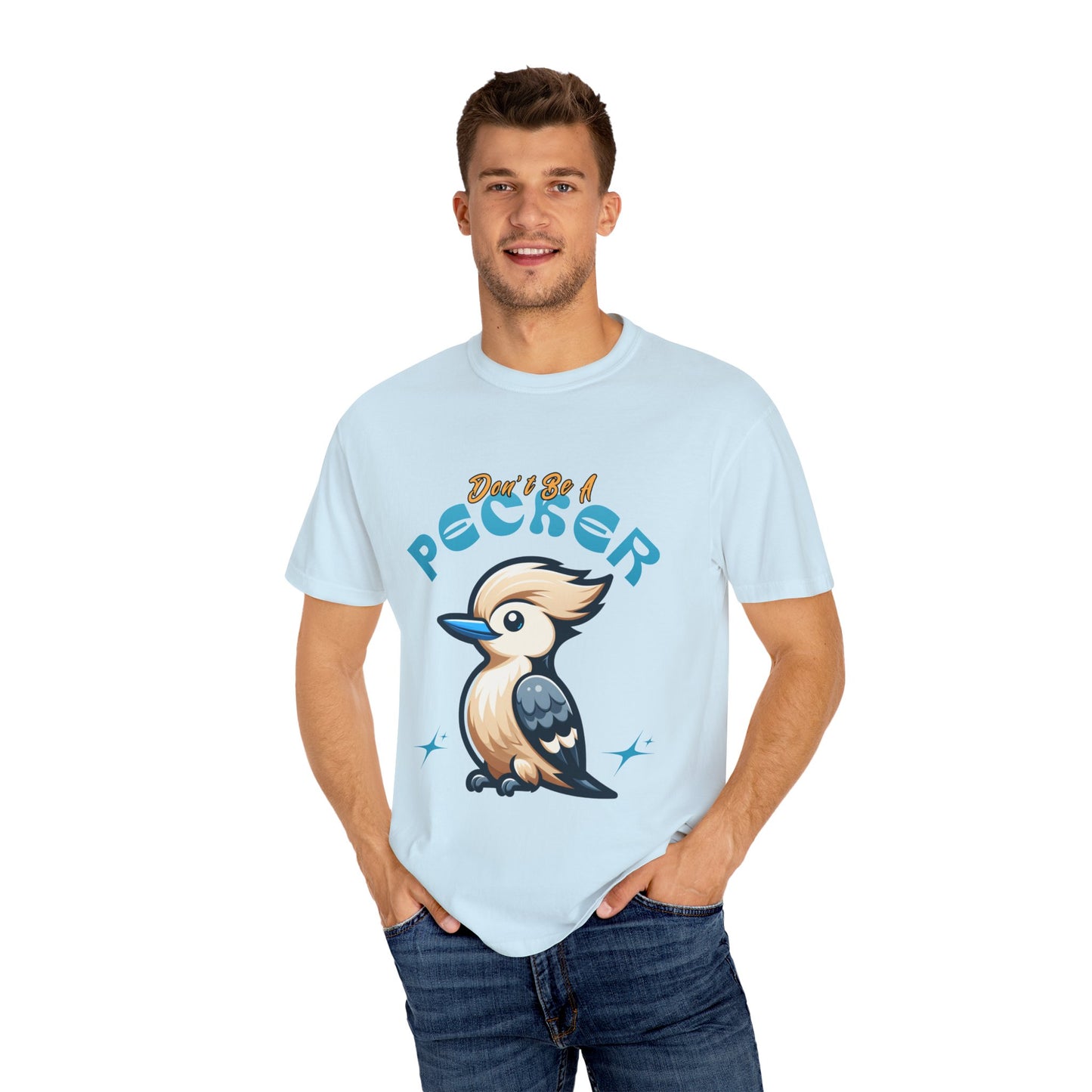 Funny Woodpecker Unisex T-shirt - Don't be a pecker