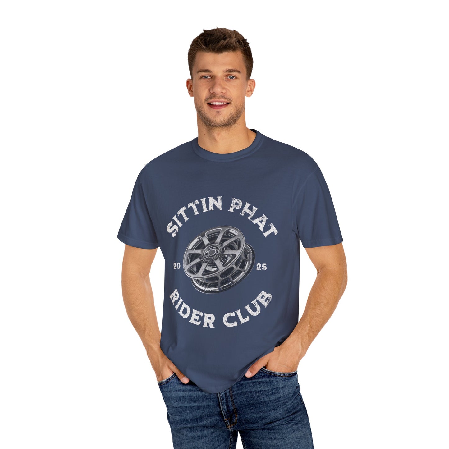 Vintage Wheel Sittin' Phat Rider Club T-Shirt