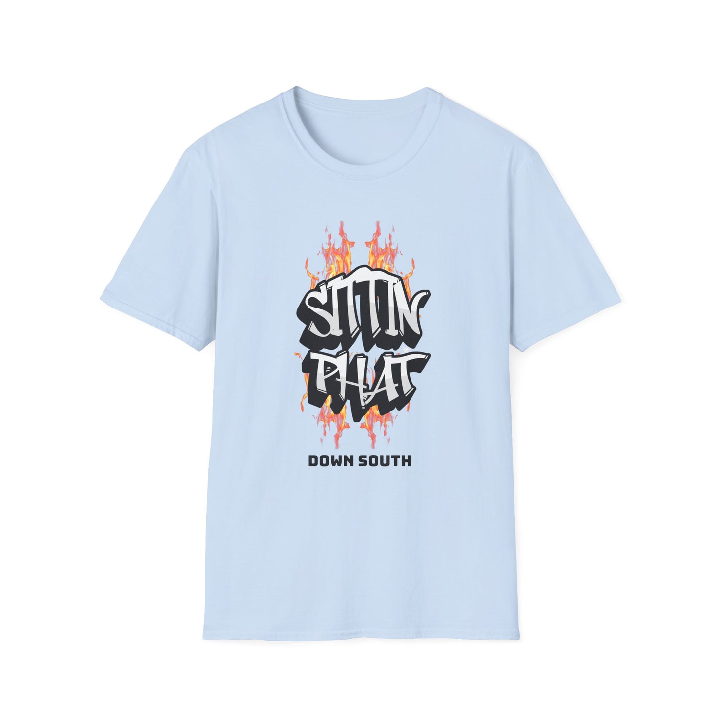 Flames Graphic Unisex T-Shirt - Down South Vibe